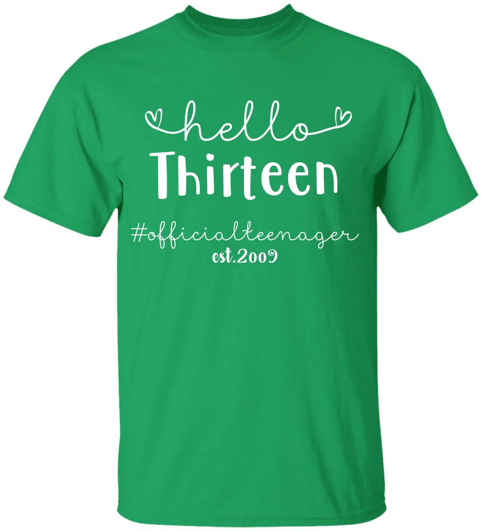 Official Teenager Hello New Age Personalized T shirt - Image 7