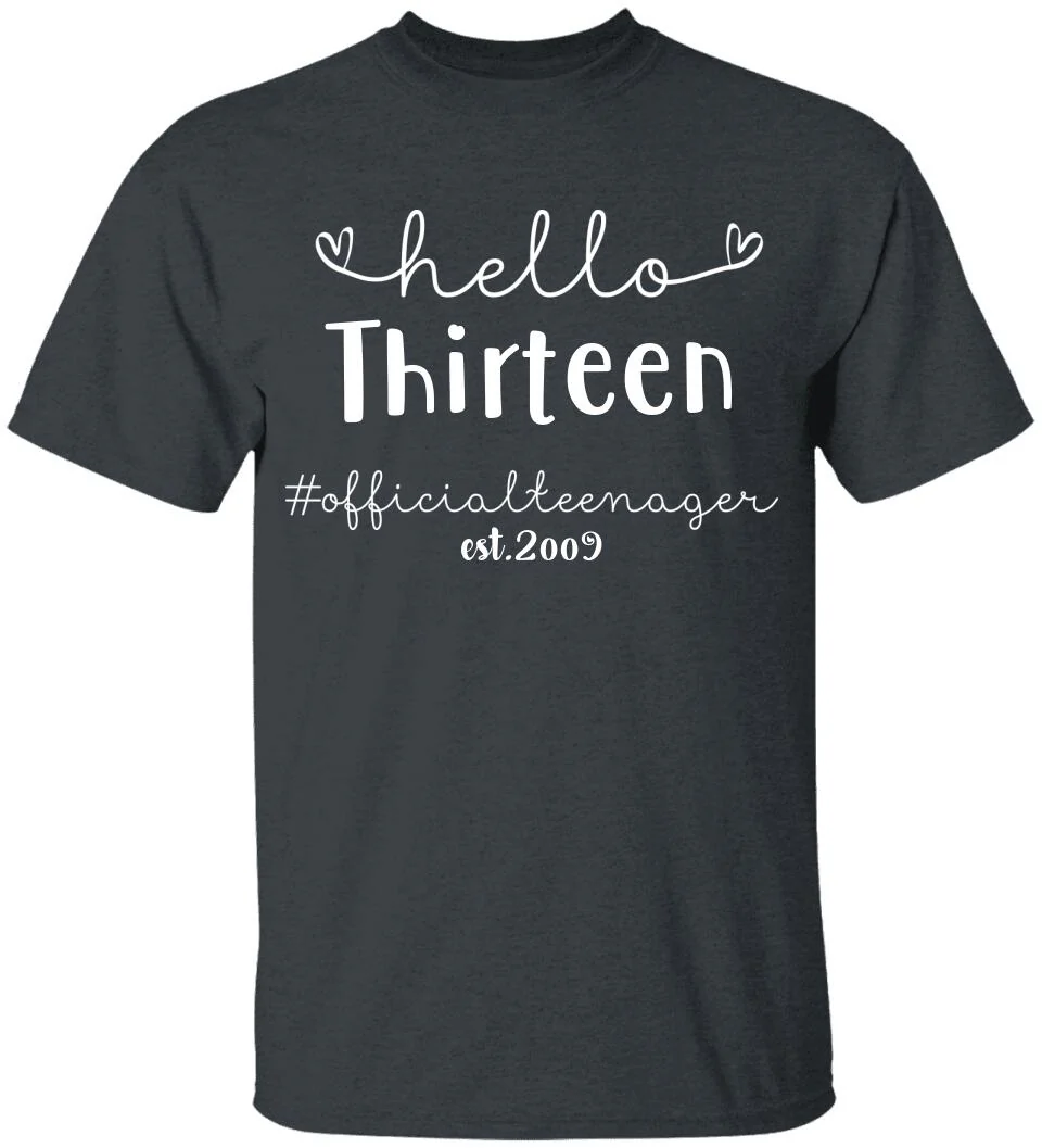 Official Teenager Hello New Age Personalized T shirt - Image 8