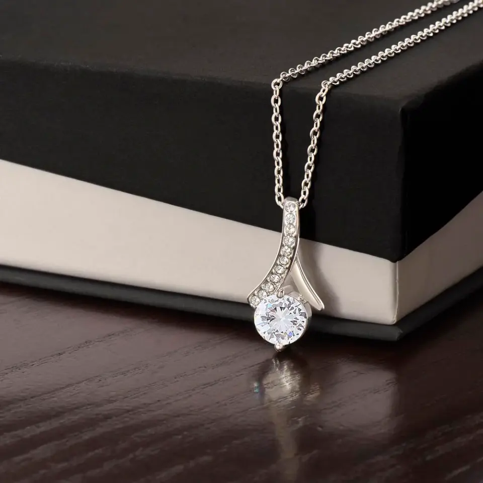 On Your Wedding Day Personalized Necklace Gift For Daughter On Wedding Day - Image 46