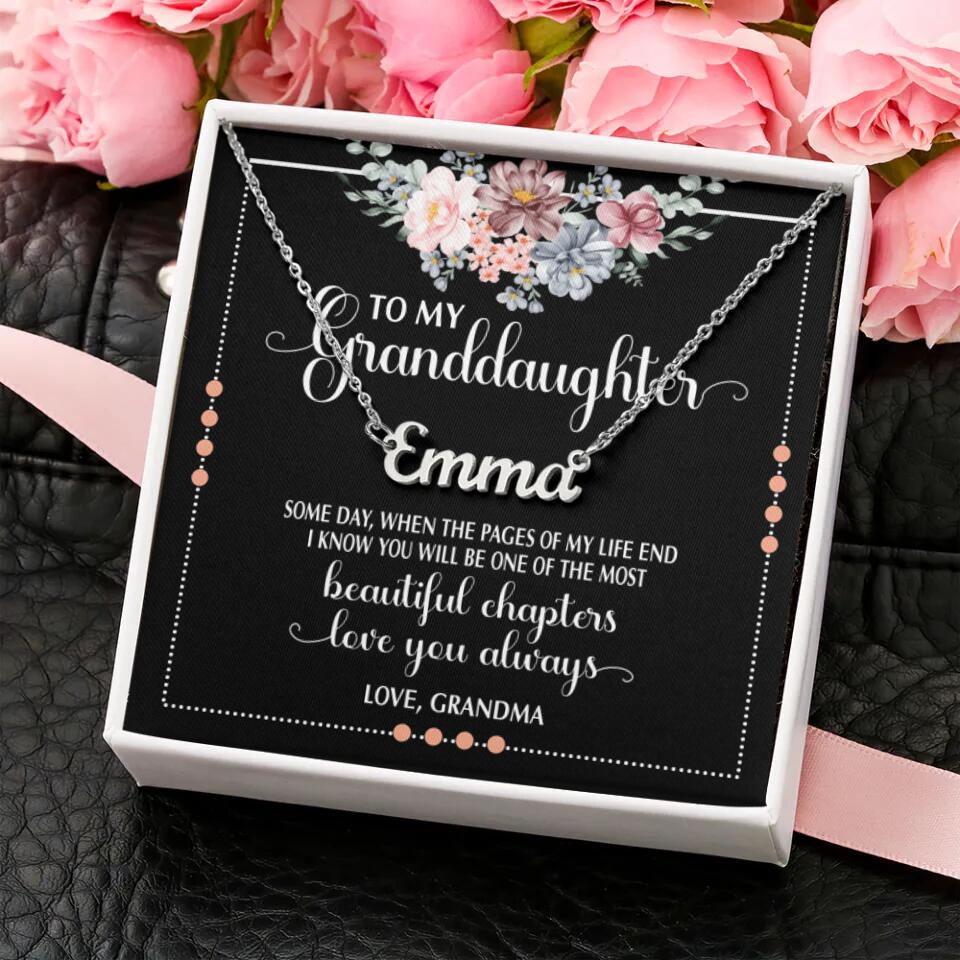 I Know You Will Be One of the Most Beautiful Chapters - Personalized Necklace - Birthday Gift for Grandchildren - Image 5