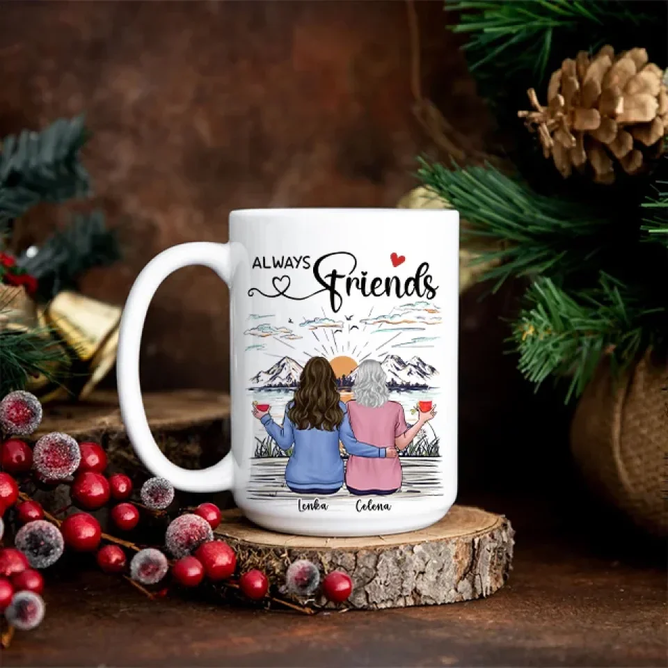 Our Friendship Is A True Blessing To Me - Personalized Mug - Gift For Friends - Image 10