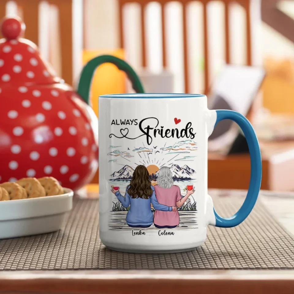 Our Friendship Is A True Blessing To Me - Personalized Mug - Gift For Friends - Image 16