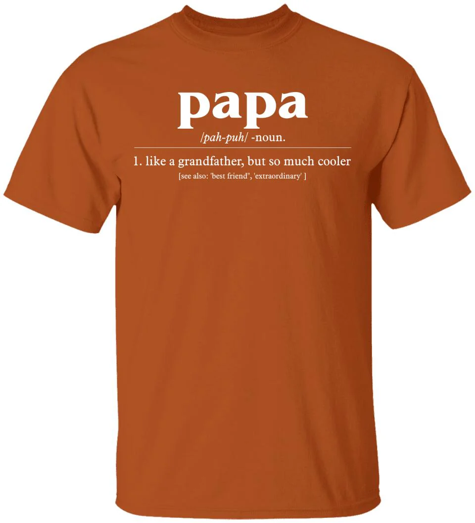 Papa Extraordinary Personalized Tshirt - Image 10