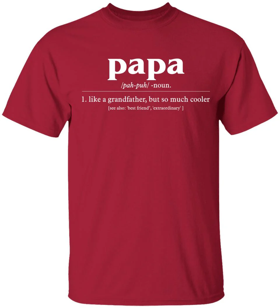 Papa Extraordinary Personalized Tshirt - Image 2
