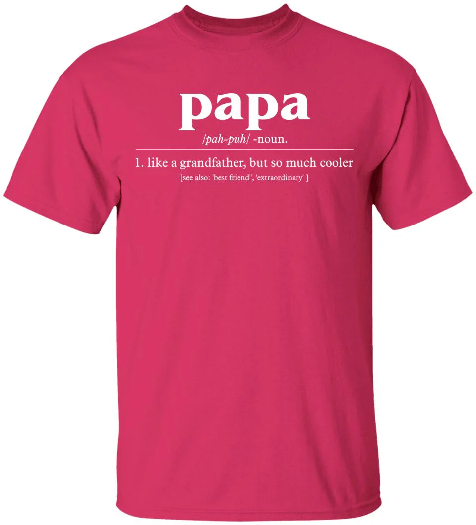 Papa Extraordinary Personalized Tshirt - Image 6