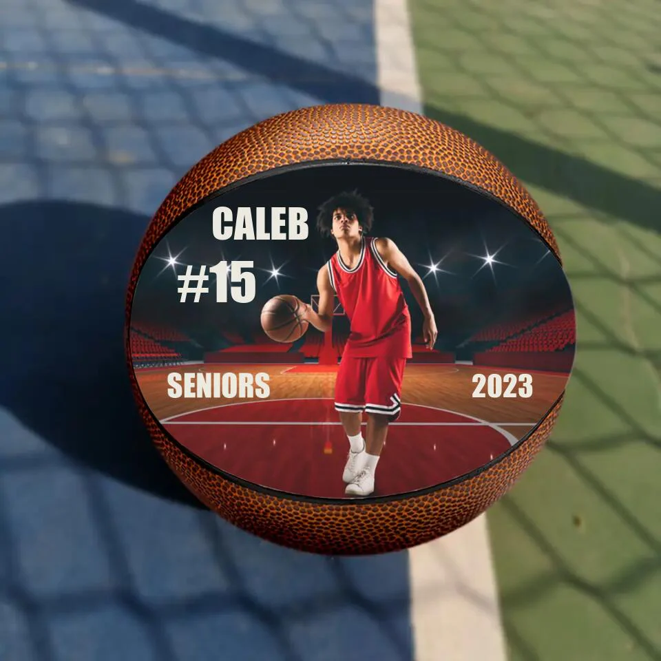 Personalized Basketball Player's Infor Custom Basketball Birthday Gift For Sport Lovers - Image 3