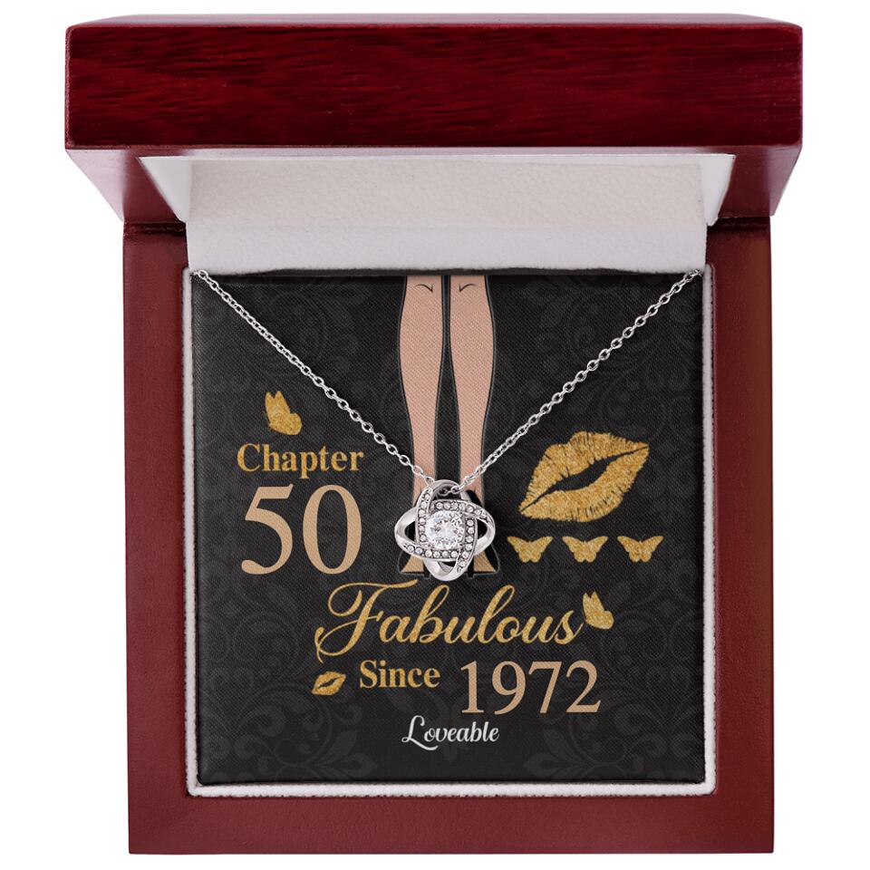 Personalized Chapter Fabulous - Personalized White Gold Necklace - Gift For Her - Image 5