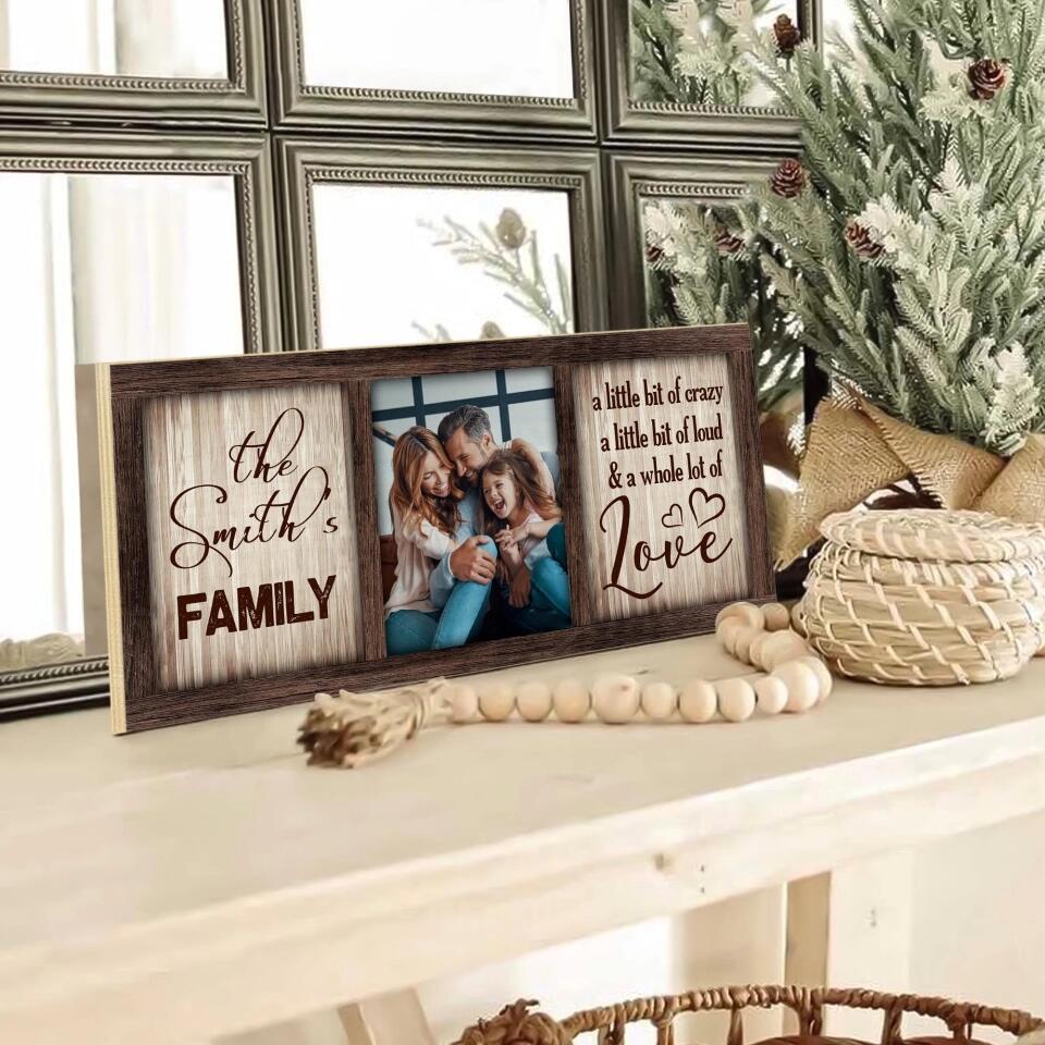 Personalized Family Name Sign - Family Rectangle Wood Sign - Image 2