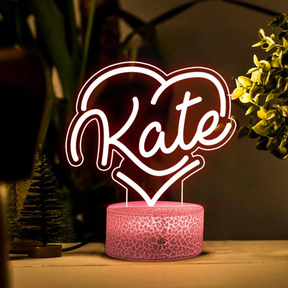 Personalized Name Nickname 3D Led Light - Image 8