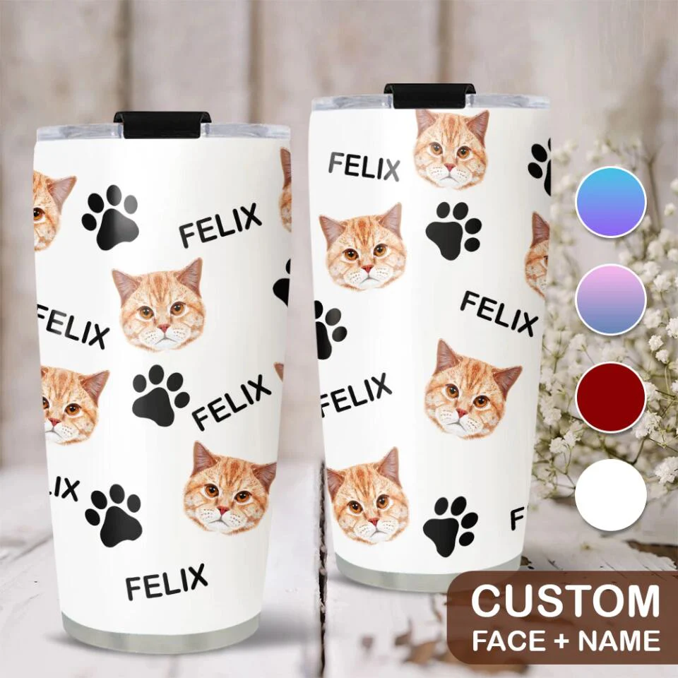 Personalized Pet Names & Photos - Personalized Tumbler - Birthday Gift for Mom, Dad - Mother's Day/Father's Day Gift - Image 3