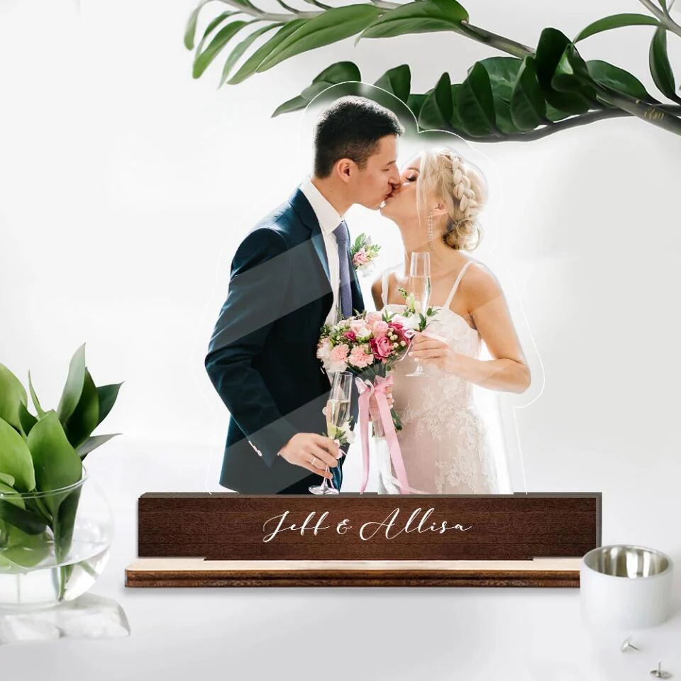 Personalized Photo Anniversary Potrait Acrylic Plaque - Best Valentine Gift for Couple, Husband, Wife, Boyfriend/Girlfriend - 212IHNBNWP975 - Image 3