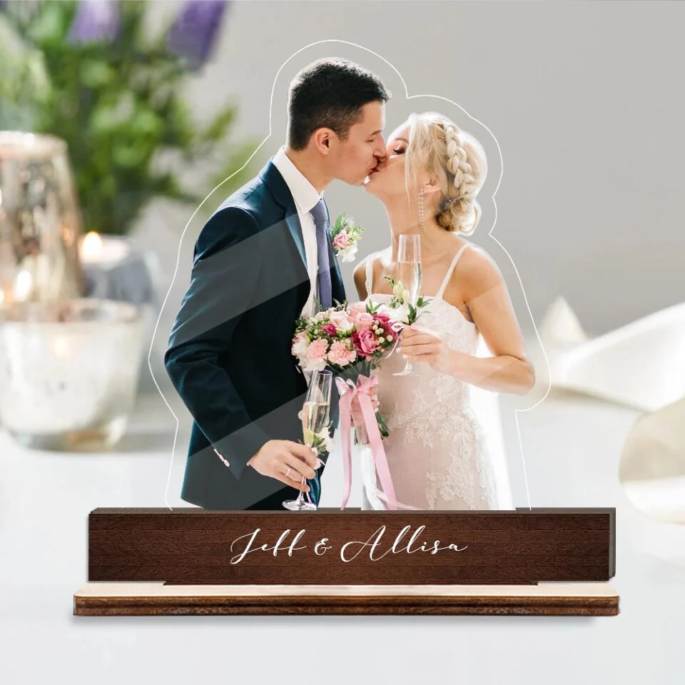 Personalized Photo Anniversary Potrait Acrylic Plaque - Best Valentine Gift for Couple, Husband, Wife, Boyfriend/Girlfriend - 212IHNBNWP975 - Image 4