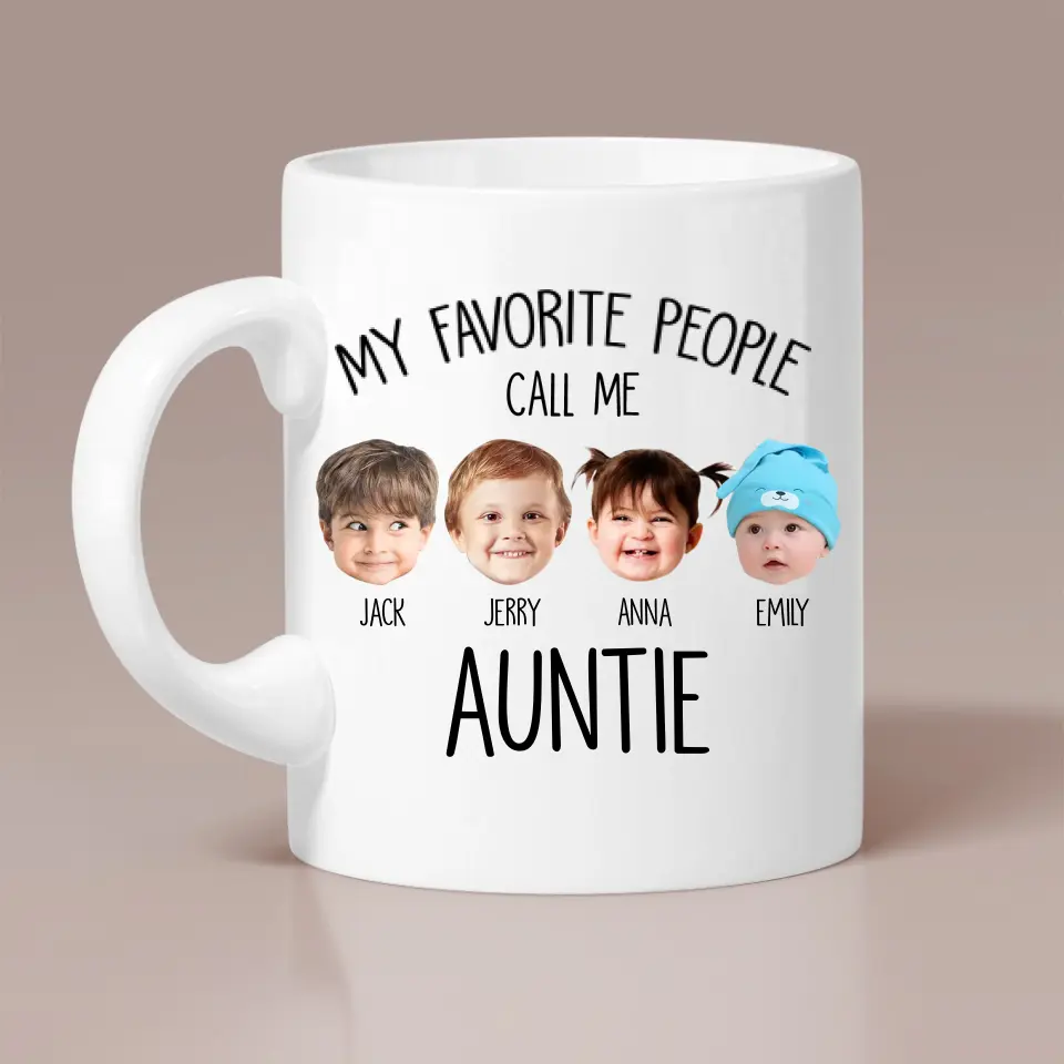 My Favorite People Call Me - Personalized White Mug for Grandma | Best Gift For Family - Image 2