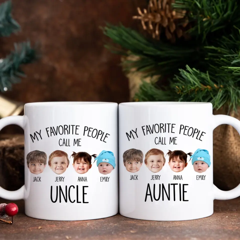 My Favorite People Call Me - Personalized White Mug for Grandma | Best Gift For Family - Image 7