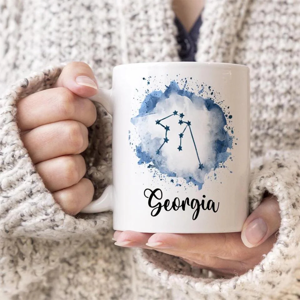 Personalized Zodiac Mug - Best Gift Idea for Milestone Birthday - Image 2