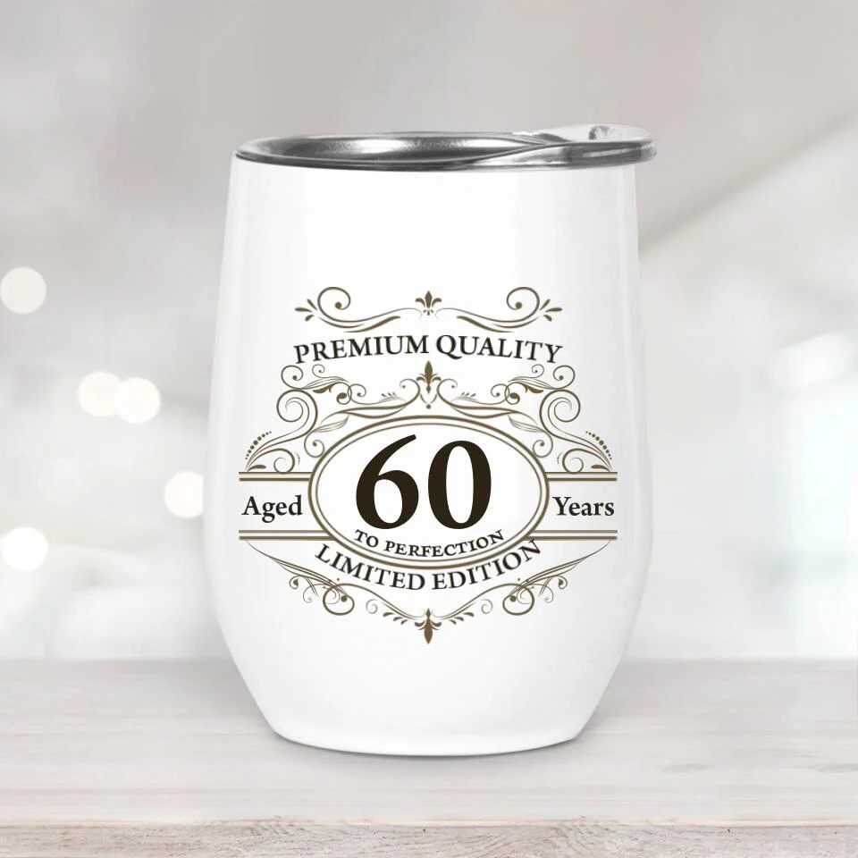Premium Quality Vintage Edition Personalized Wine Tumbler Classic Birthday Gift - Image 3