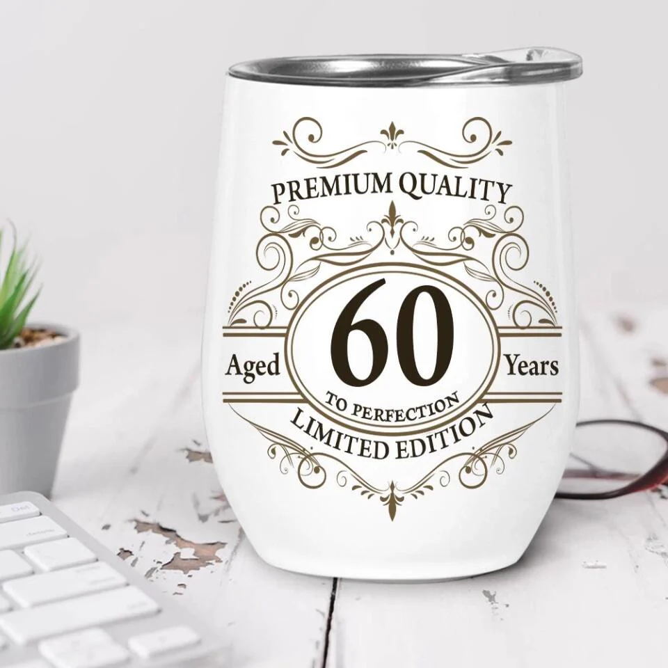 Premium Quality Vintage Edition Personalized Wine Tumbler Classic Birthday Gift - Image 4