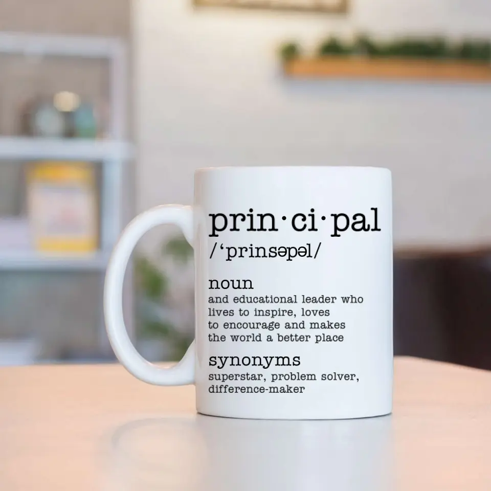 Principal Description - Personalized Mug 11oz 15oz - Gift For Principal - Image 3