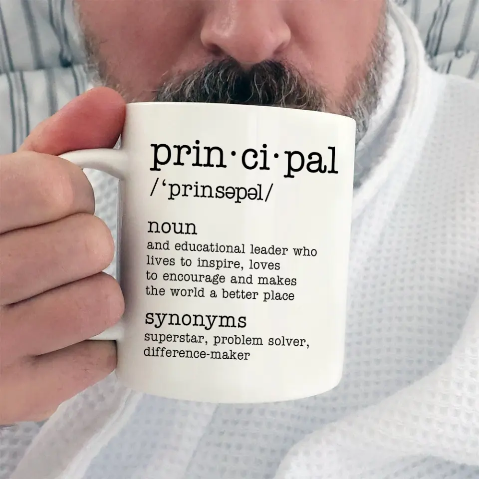 Principal Description - Personalized Mug 11oz 15oz - Gift For Principal - Image 4