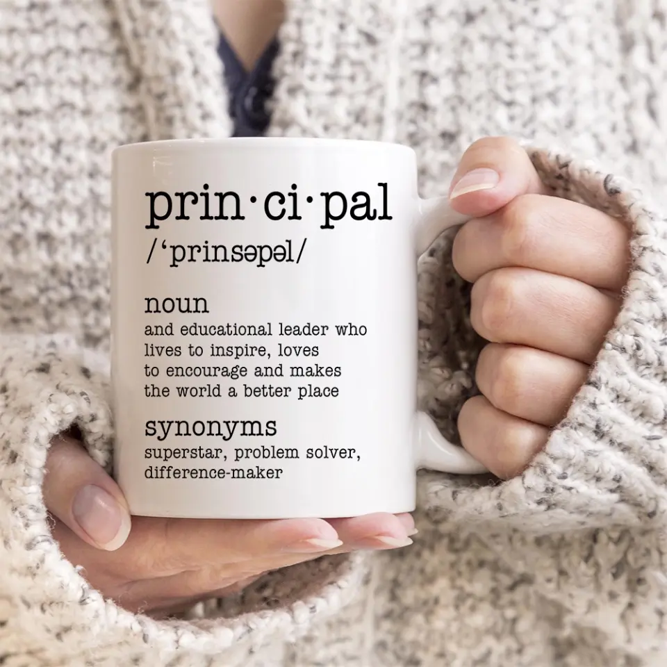 Principal Description - Personalized Mug 11oz 15oz - Gift For Principal - Image 5