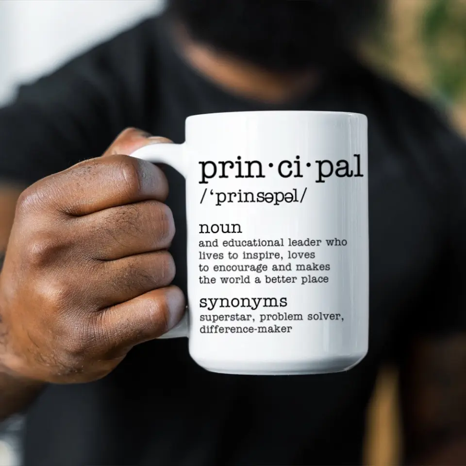 Principal Description - Personalized Mug 11oz 15oz - Gift For Principal - Image 8