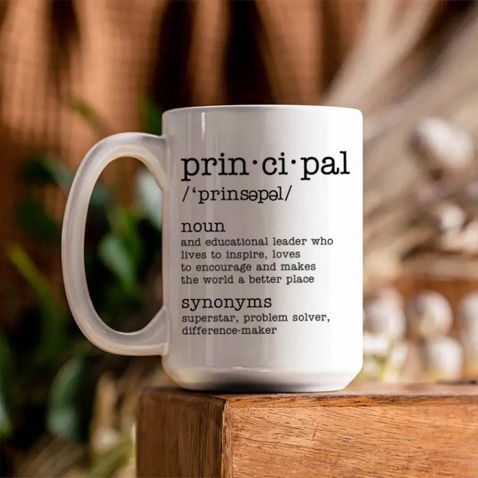 Principal Description - Personalized Mug 11oz 15oz - Gift For Principal - Image 9