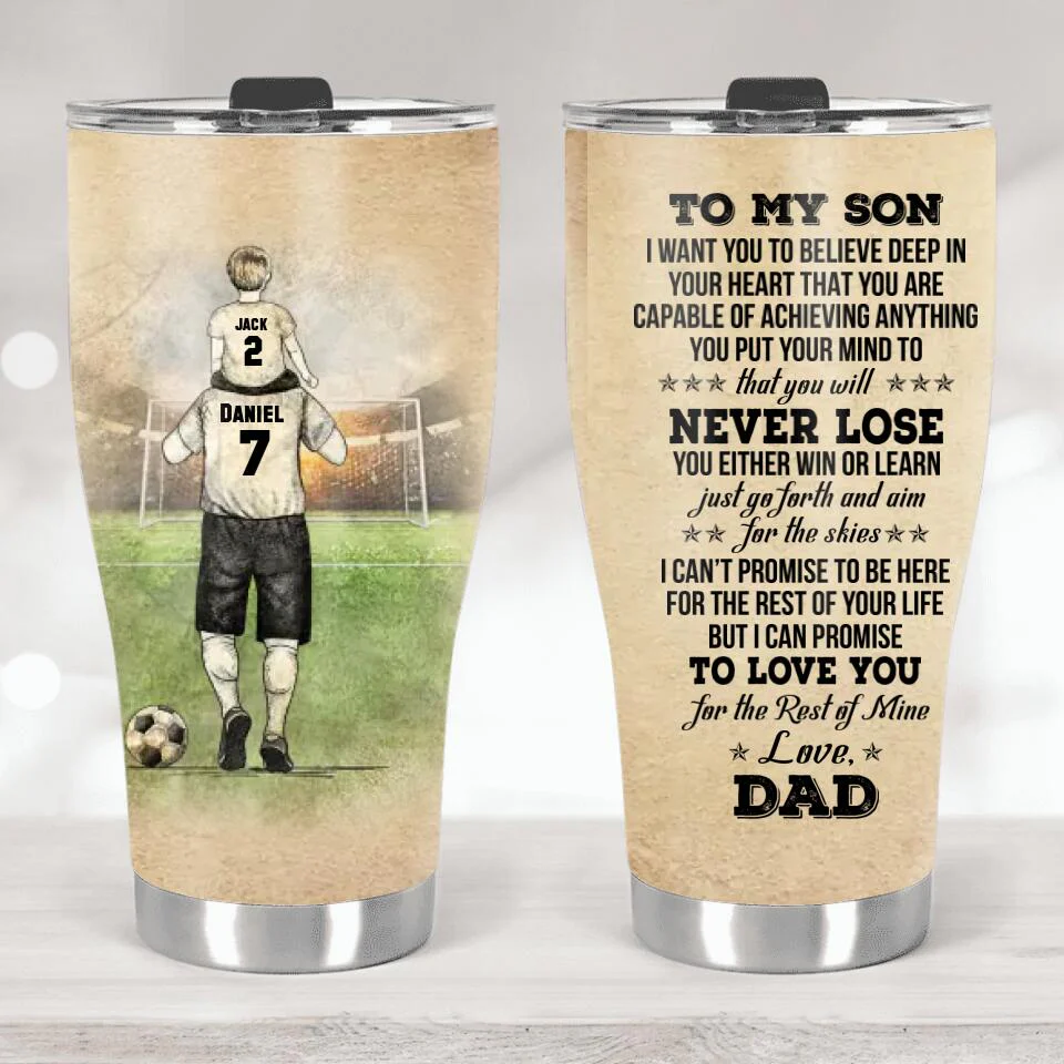 Promise To Love You For The Rest Of My Life Personalized Tumbler - Image 3