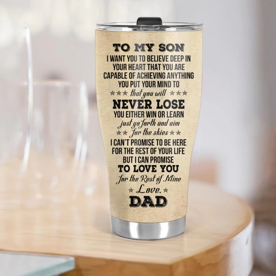 Promise To Love You For The Rest Of My Life Personalized Tumbler - Image 7