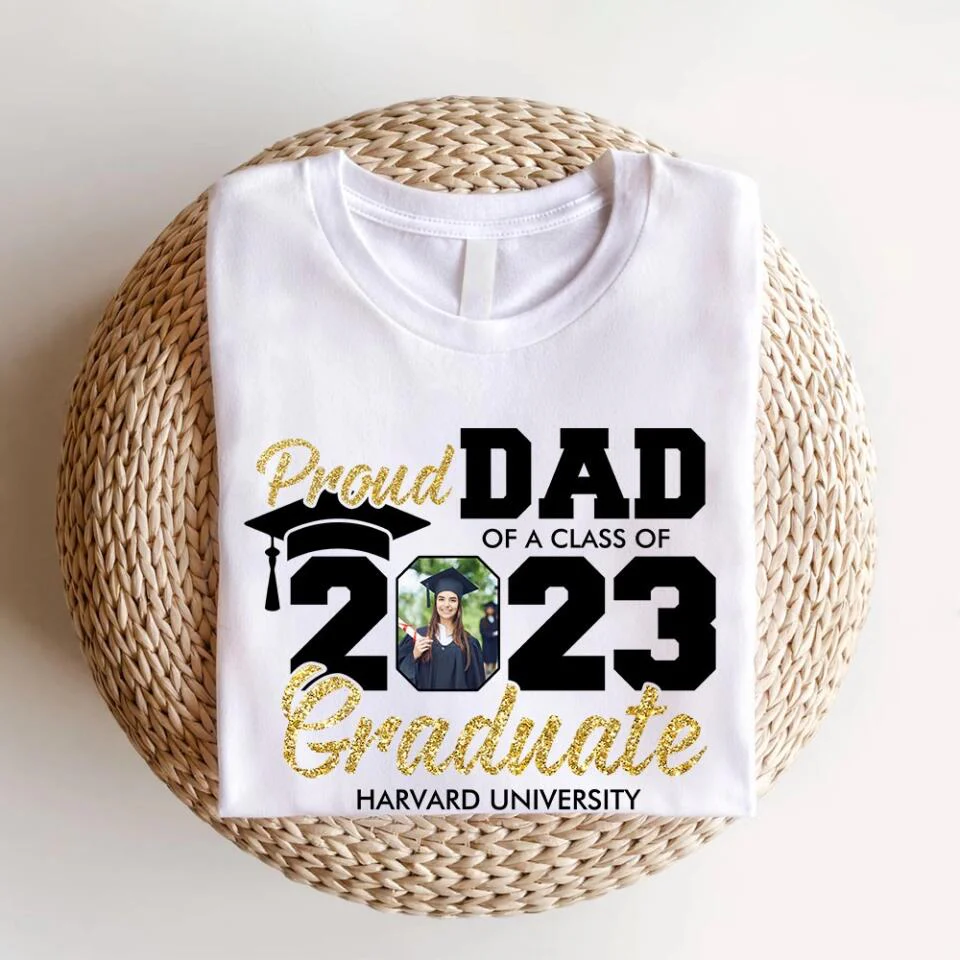 Proud Family Of 2025 Graduate - Personalized Shirt - Graduation Gift For Family 2025 - Image 4