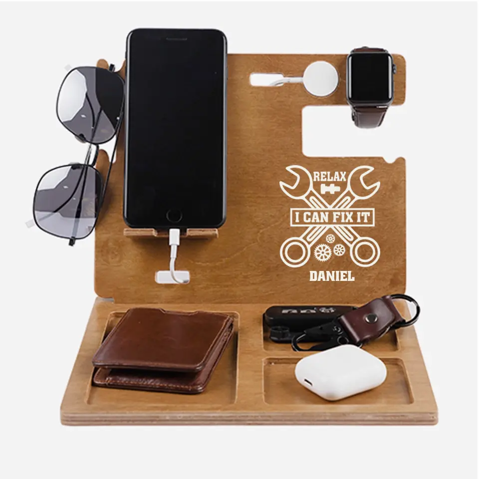 Relax I Can Fix It Custom Docking Station Birthday Gift Ideas For Engineers - Image 2
