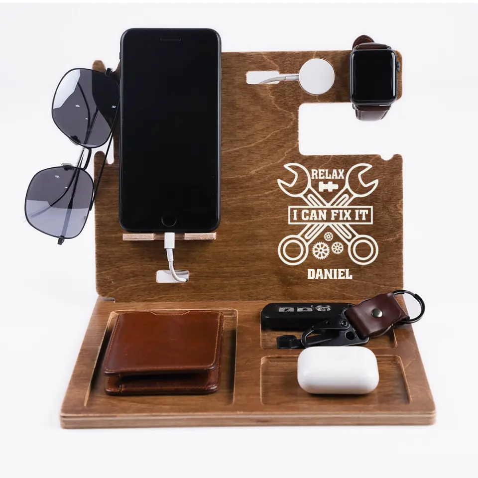 Relax I Can Fix It Custom Docking Station Birthday Gift Ideas For Engineers - Image 4