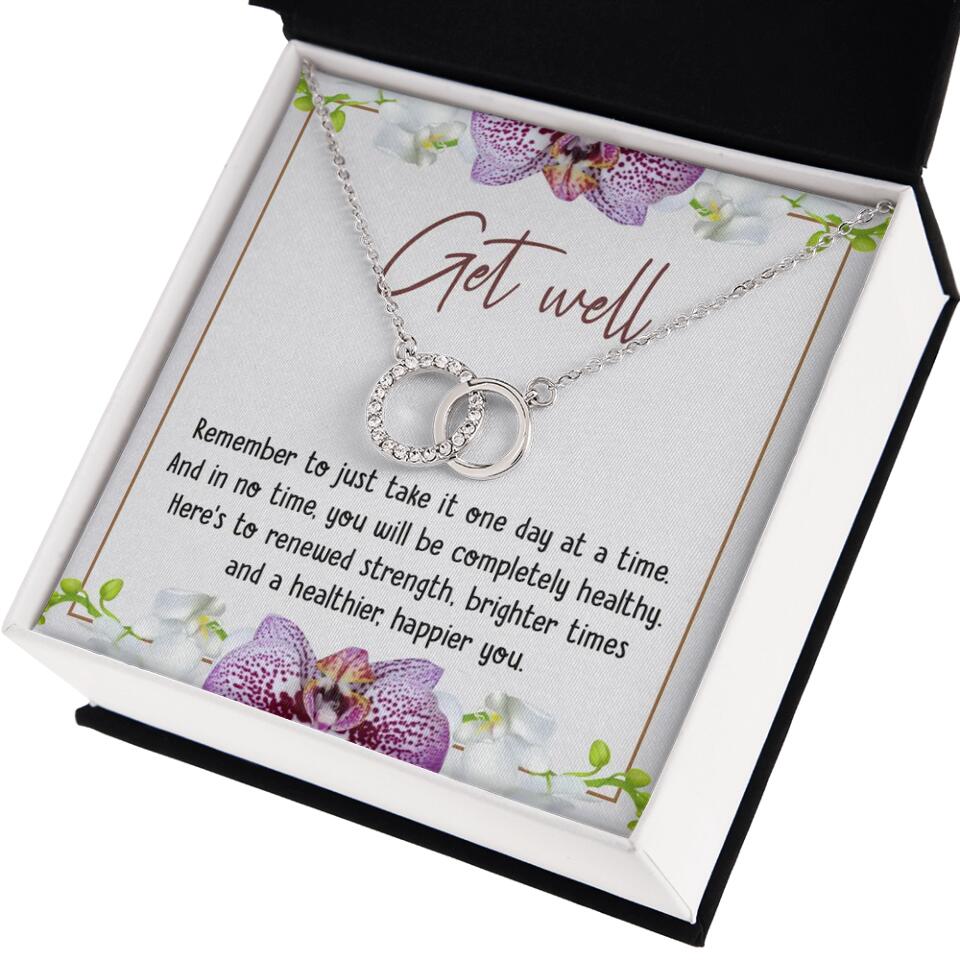Get Well, Remember To Just Take It One Day At A Time - Love Knot Necklaces - Get Well Surgery Gift - Image 38