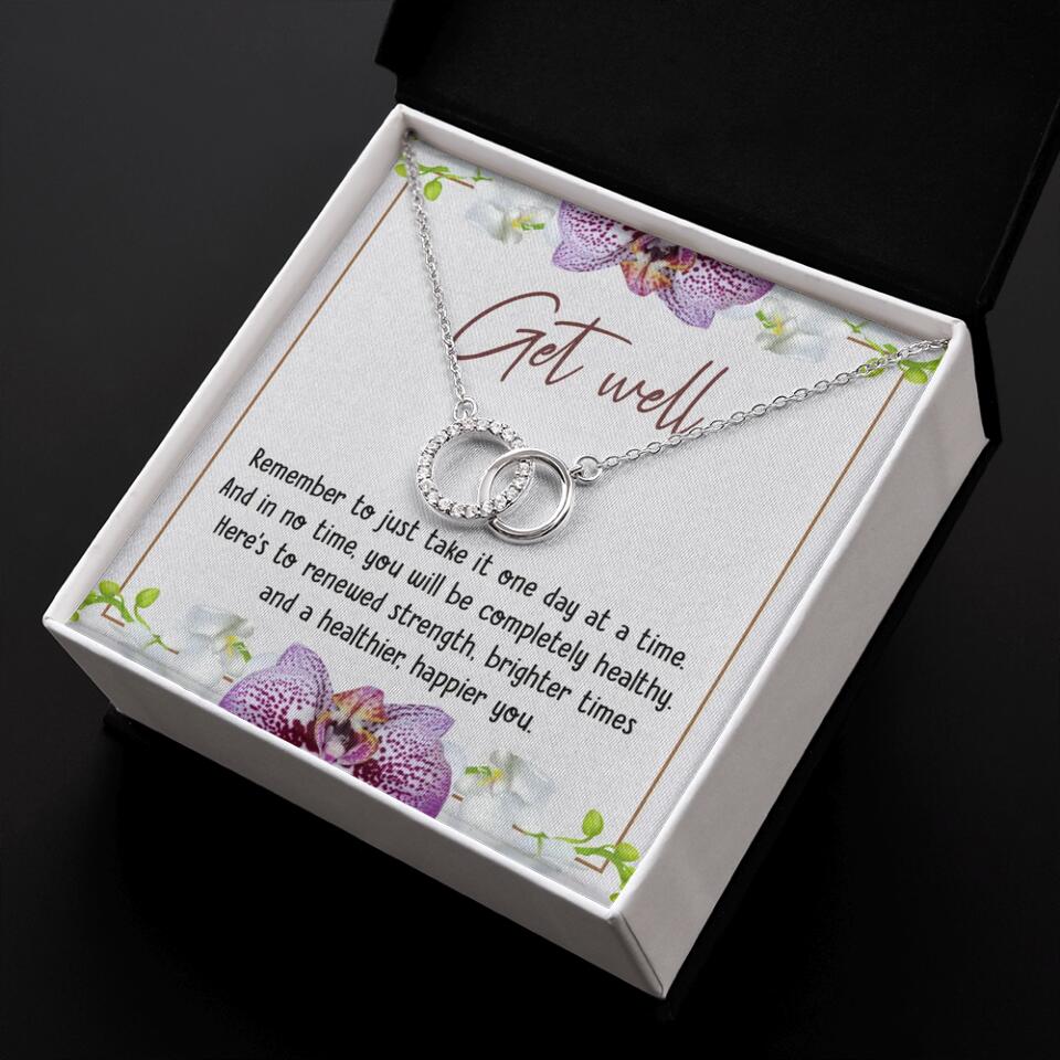 Get Well, Remember To Just Take It One Day At A Time - Love Knot Necklaces - Get Well Surgery Gift - Image 39