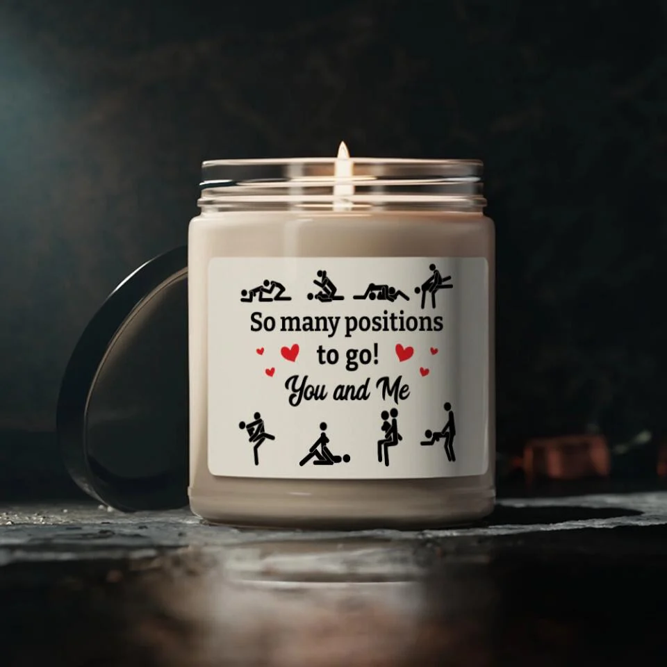 Personalized Valentine Gifts - Sexy Time Scented Soy Candle - Naughty Quote & Humor Dirty Jokes - Funny Anniversary, Christmas, Wedding Gift for Couples, Her Him - Image 7