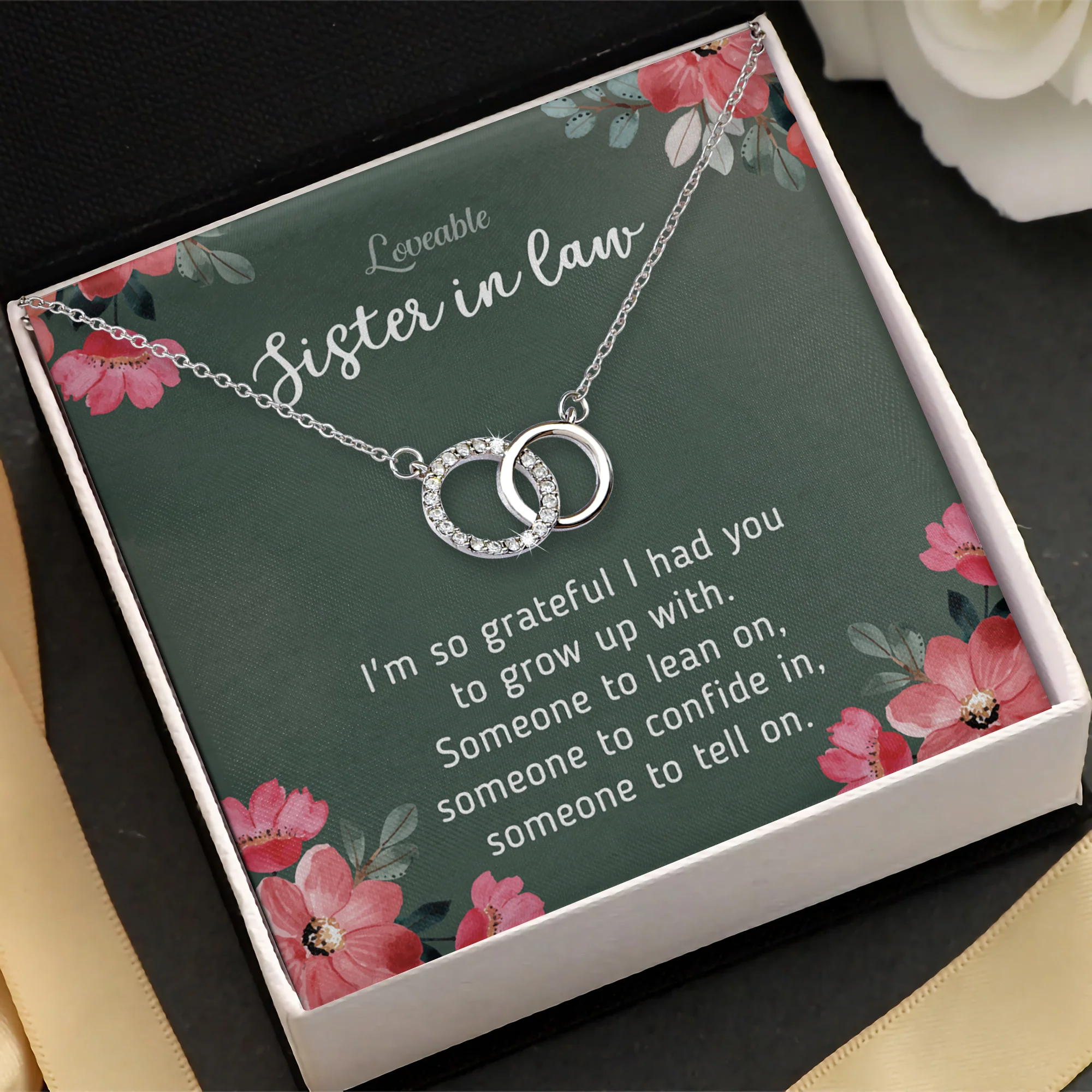 Sister In Law I'm So Grateful I Had You Special Necklace Birthday Gift For Sister In Law - Image 2