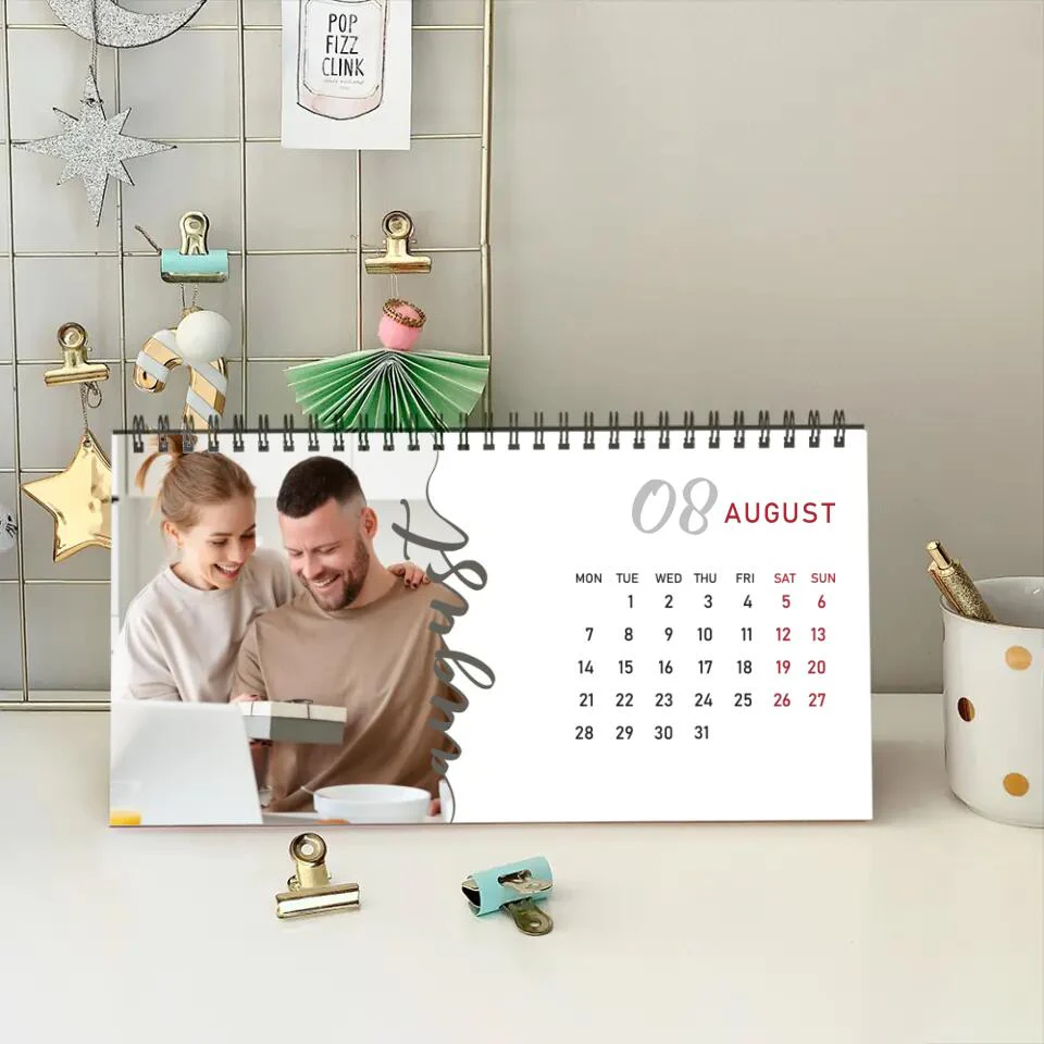 Snapshots of Time Custom Calendar Gift For Family On New Year 2025 - Image 10