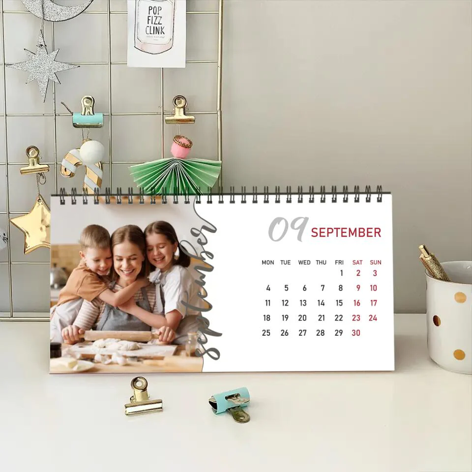 Snapshots of Time Custom Calendar Gift For Family On New Year 2025 - Image 11