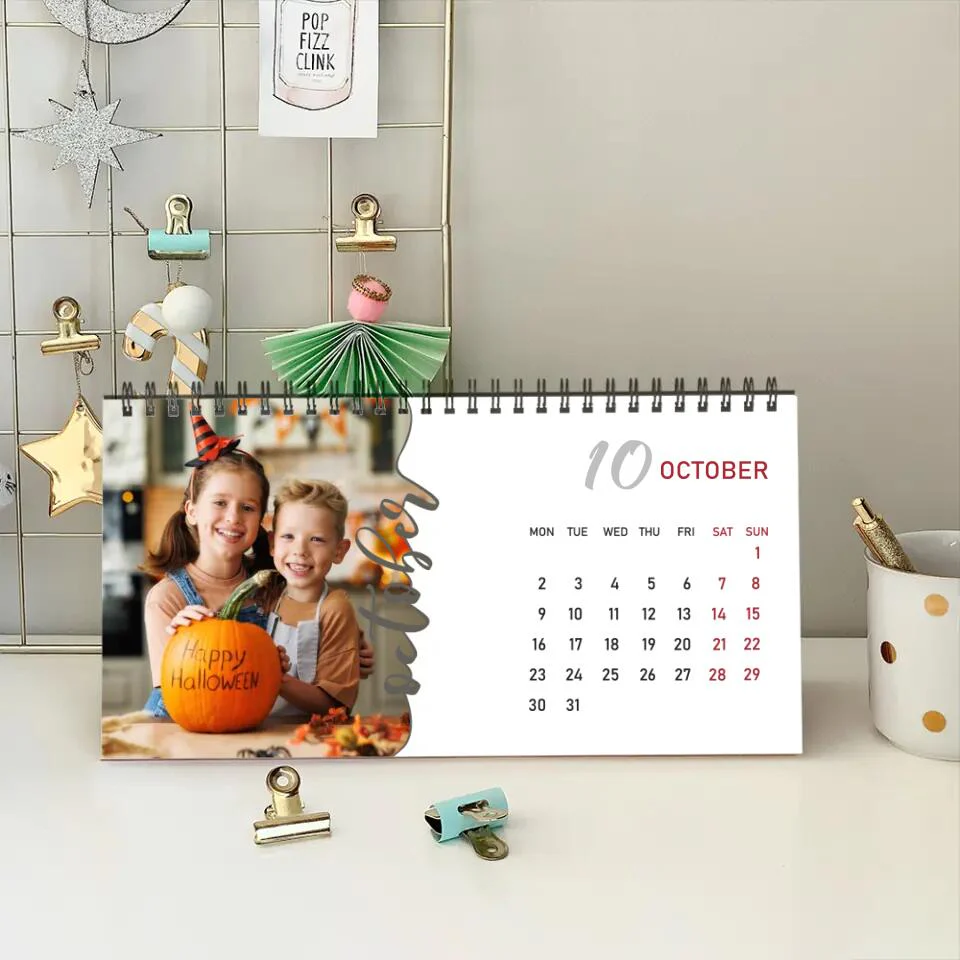 Snapshots of Time Custom Calendar Gift For Family On New Year 2025 - Image 12