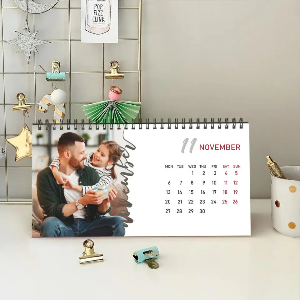 Snapshots of Time Custom Calendar Gift For Family On New Year 2025 - Image 13