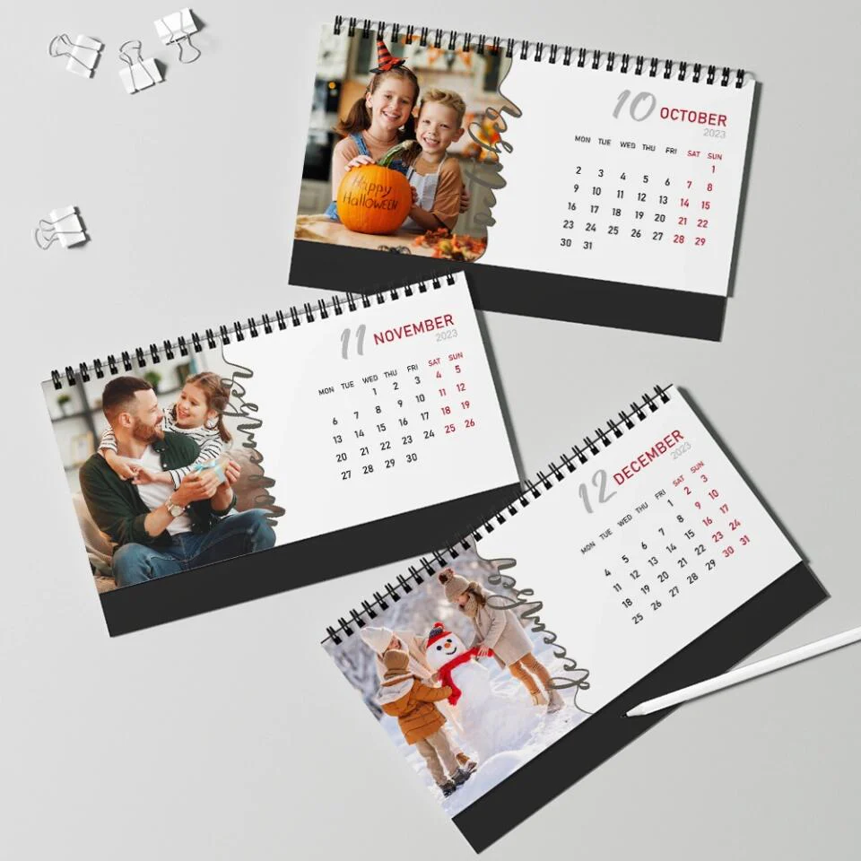 Snapshots of Time Custom Calendar Gift For Family On New Year 2025 - Image 16
