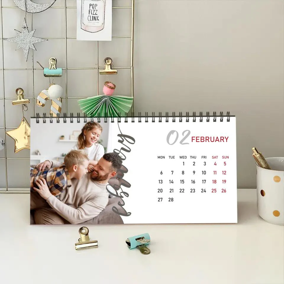 Snapshots of Time Custom Calendar Gift For Family On New Year 2025 - Image 4