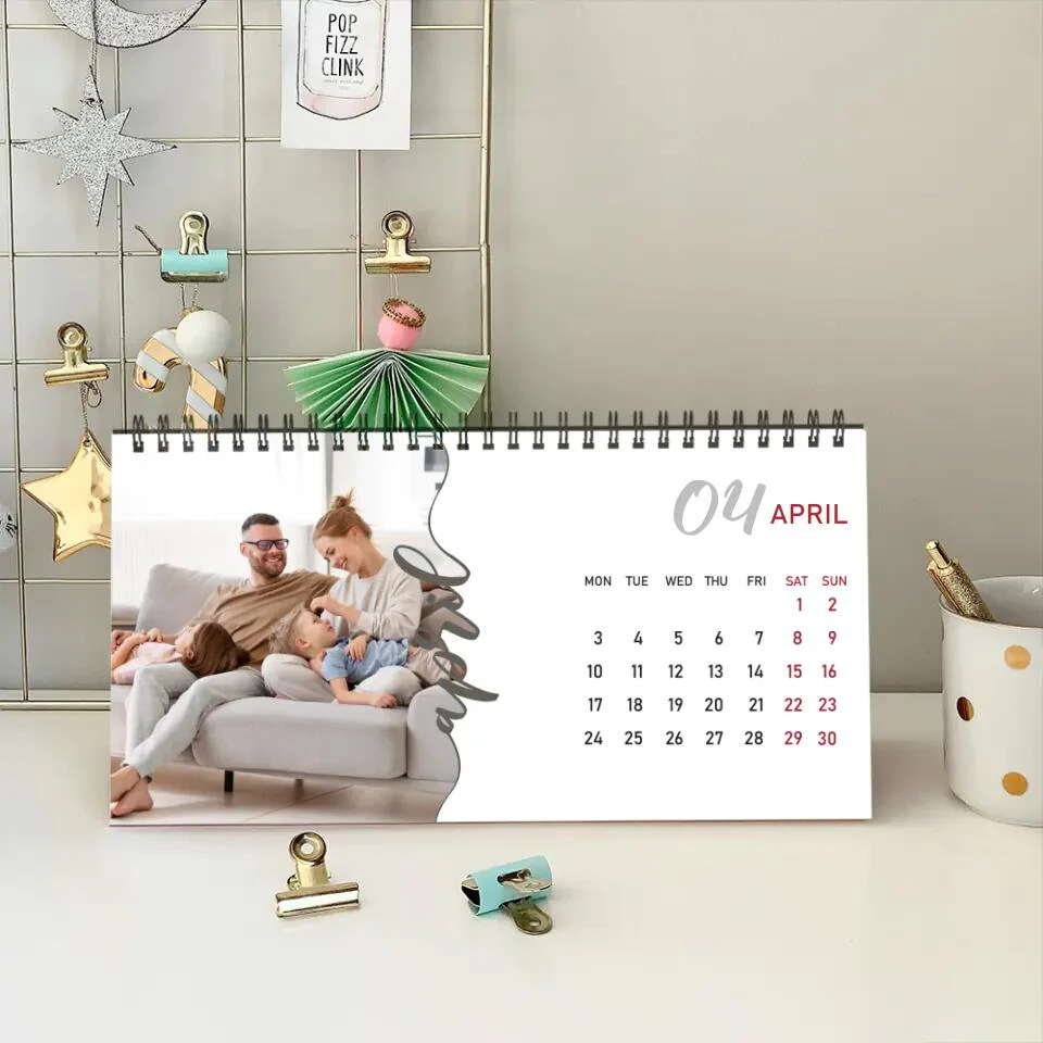 Snapshots of Time Custom Calendar Gift For Family On New Year 2025 - Image 6