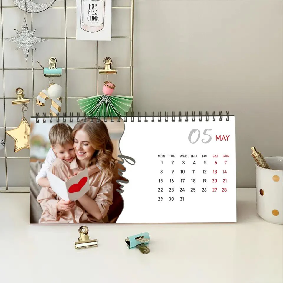 Snapshots of Time Custom Calendar Gift For Family On New Year 2025 - Image 7