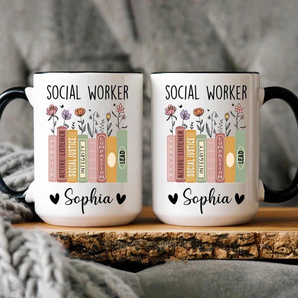 Social Worker Personalized Mug, Social Worker Cup, Social Worker Gift, Gift For Social Worker, Social Worker Appreciation Gift