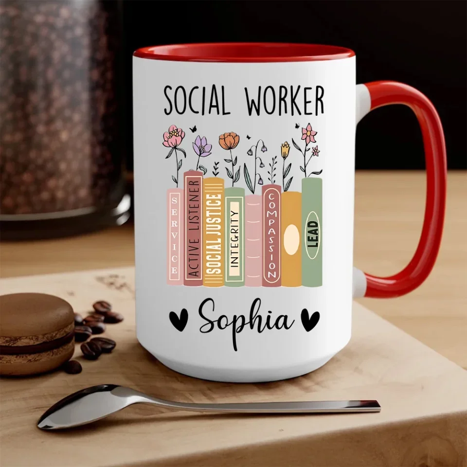 Social Worker Personalized Mug, Social Worker Cup, Social Worker Gift, Gift For Social Worker, Social Worker Appreciation Gift - Image 12