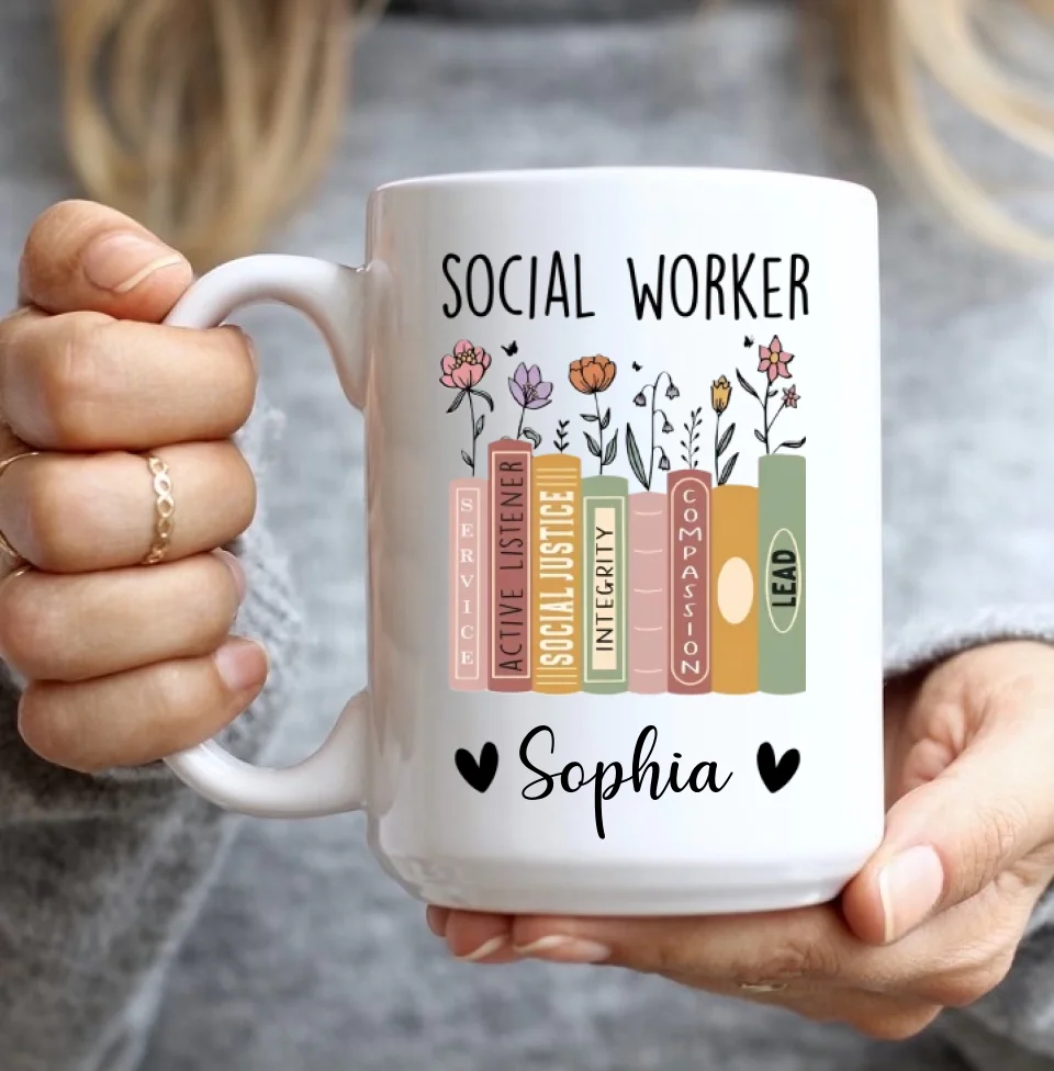 Social Worker Personalized Mug, Social Worker Cup, Social Worker Gift, Gift For Social Worker, Social Worker Appreciation Gift - Image 6
