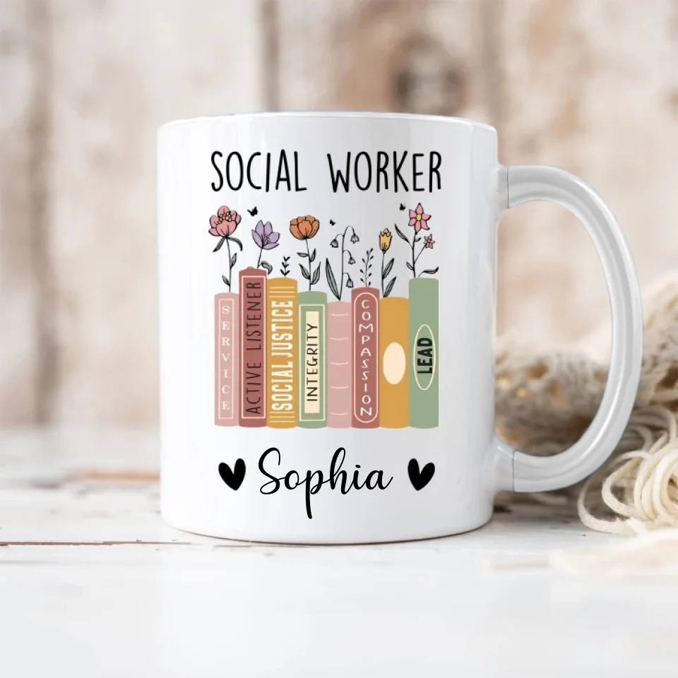 Social Worker Personalized Mug, Social Worker Cup, Social Worker Gift, Gift For Social Worker, Social Worker Appreciation Gift - Image 8