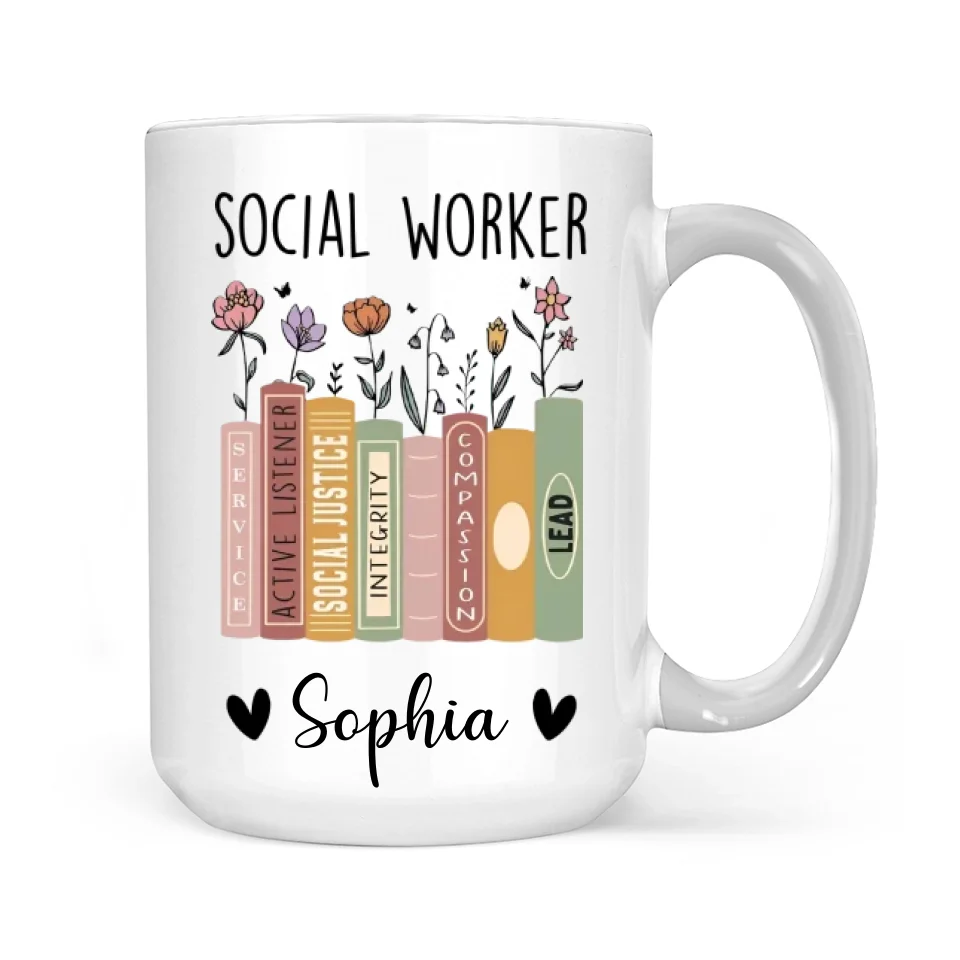 Social Worker Personalized Mug, Social Worker Cup, Social Worker Gift, Gift For Social Worker, Social Worker Appreciation Gift - Image 9