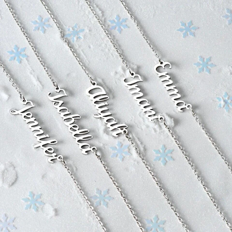 Sometimes The Smallest Things Take Up The Most Room In Your Heart Custom Name Necklace Mama To Be Gifts - Image 5