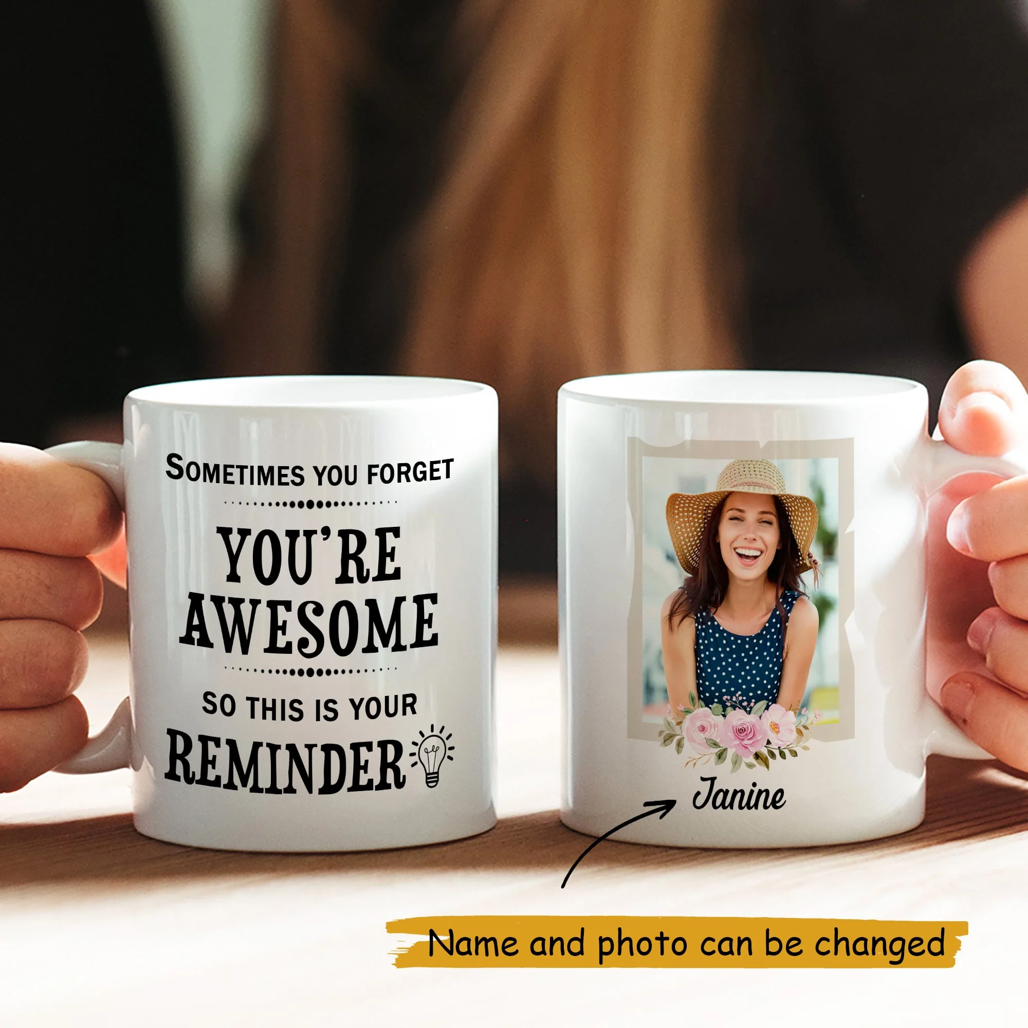 Sometimes You Forget You're Awesome So This Is Your Reminder Personalized Mug - Image 3